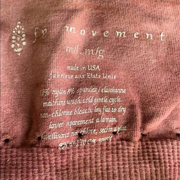 Free People Movement Barely There Tie Dyed Bra Med - Picture 7 of 7